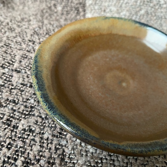 Handmade Pottery Trinket Dish/Spoon Rest - Picture 5 of 8